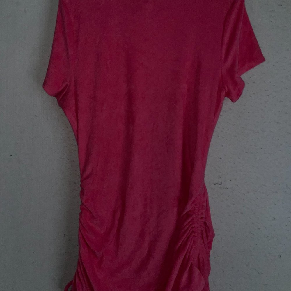 Victoria's Secret PINK Terry Cloth Dress Ruched Side Dress sz XL Women's NWT NEW - Picture 7 of 8